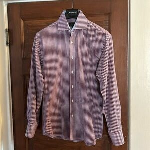 Haggar Checkered Dress Shirt